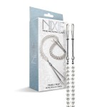 TWEEZER CLIPS WITH PEARLS WHITE GOLD